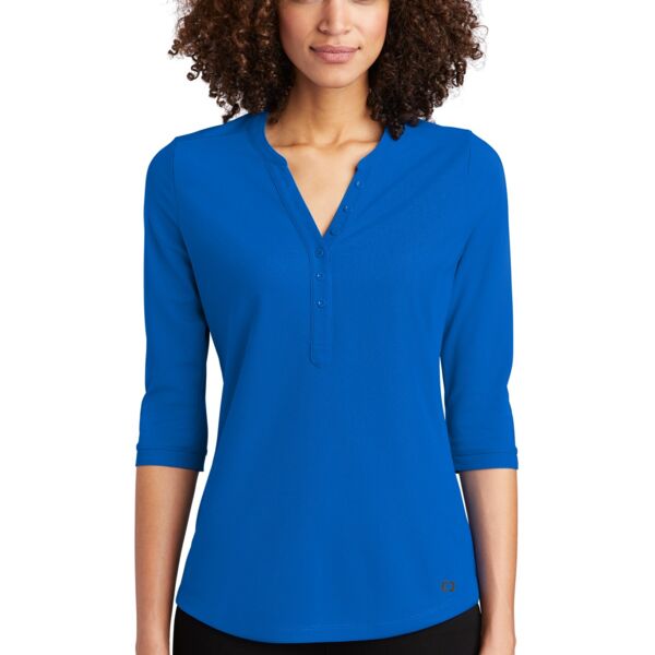 OGIO Ladies Jewel Henley LOG104 Ladies Jewel Henley Thumbnail