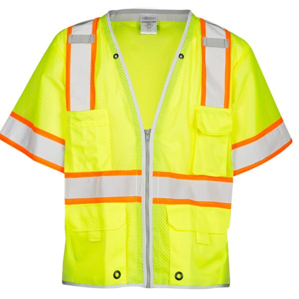 Class 3 Heavy Duty Vest- Lime Thumbnail