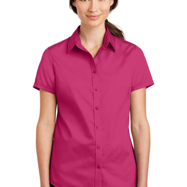 Ladies Short Sleeve SuperPro ™ Twill Shirt Thumbnail